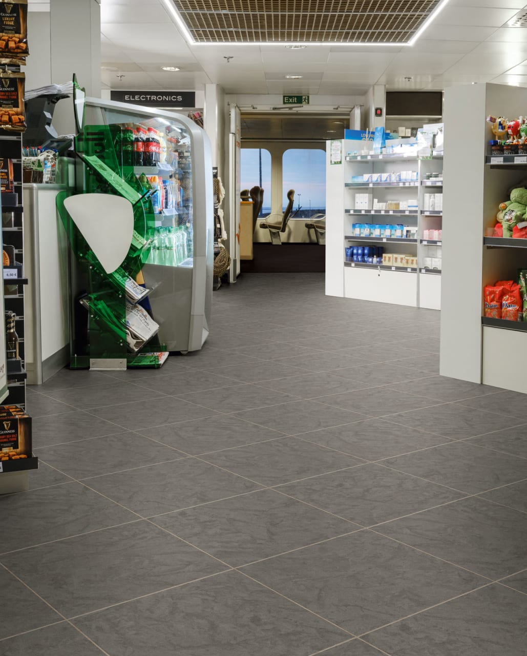 Ceramic Dark LVT Marine Flooring from the Amtico Marine Collection